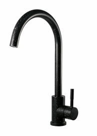 Смеситель для кухни Esko, R-излив, черный, K45 Black - фото, отзывы, цена